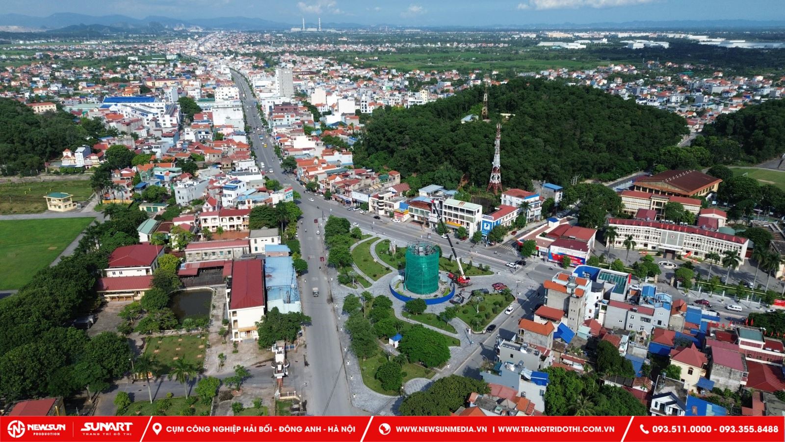 Dự án biểu tượng Artwork bút lông tại công viên 25 10 huyện Thủy